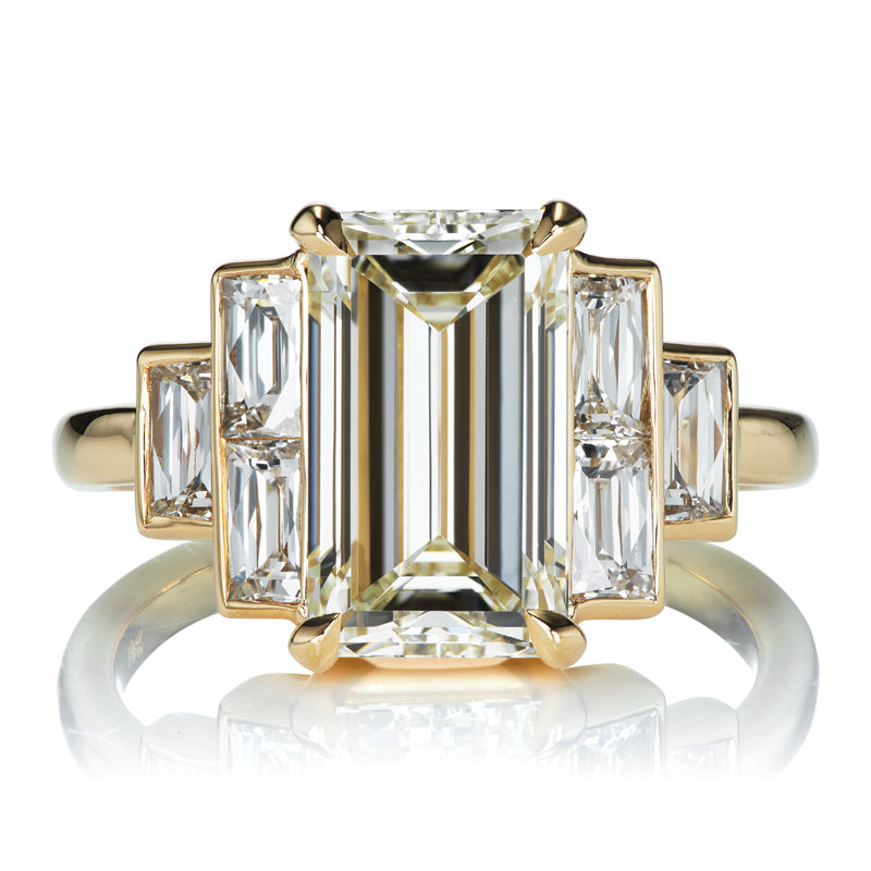 Vintage Princess Cut Engagement Rings | Opulentdiam In USA