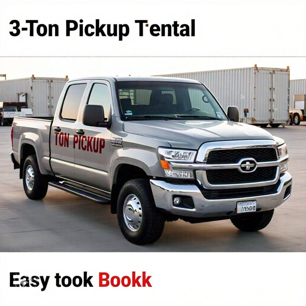 3 ton pickup truck rental