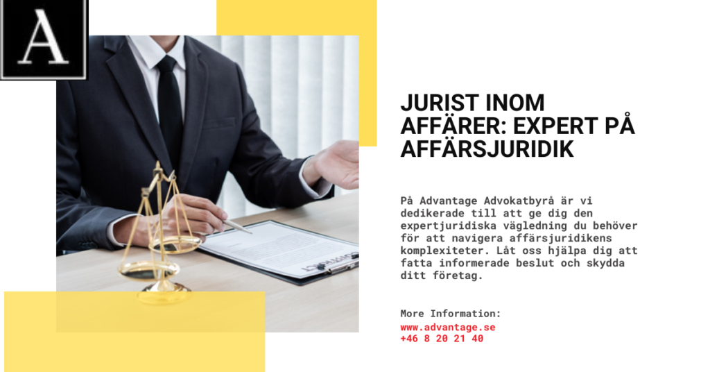 Jurist inom affärer: Expert på affärsjuridik